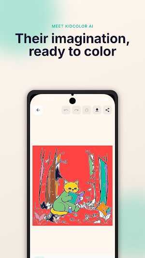 KidColor AI: Coloring Book Screenshot 0