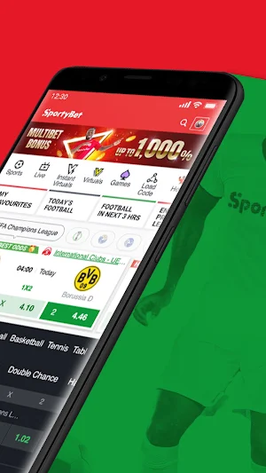 SportyBet - Sports Betting App Screenshot 1