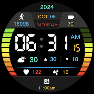Colorful Numbers-for wear os 5 Screenshot 0