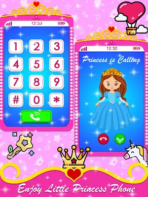 Baby Princess Phone - Princess Baby Phone Games Screenshot 0
