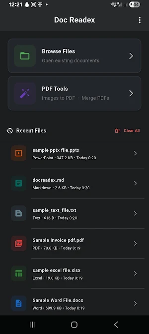 DocReadex - Viewer & Scanner Screenshot 1