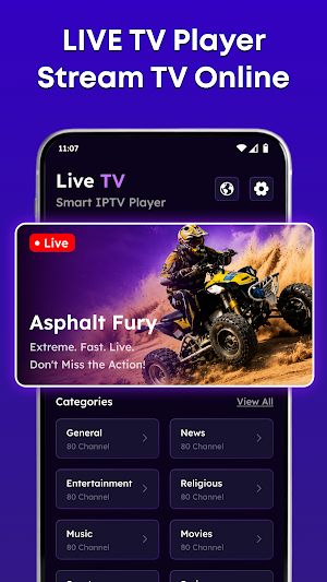 Live TV: Watch Movies & TV Screenshot 2