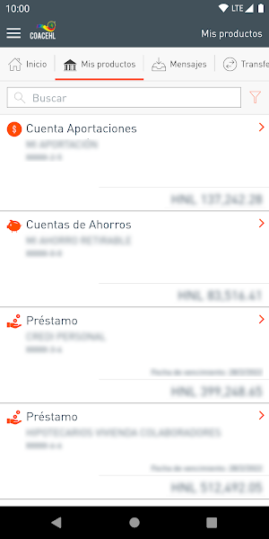 COACEHL en línea Screenshot 2
