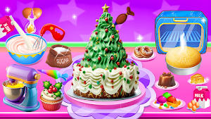 Animals Christmas Cake Cooking Screenshot 3