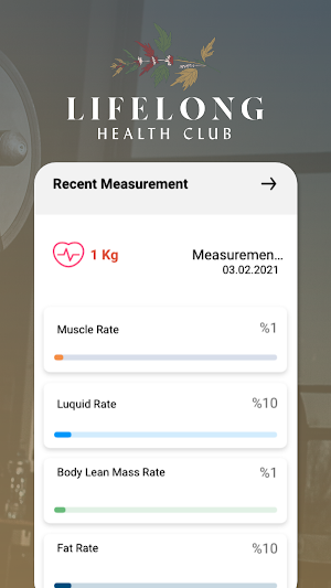 LifeLong Health Club Screenshot 3