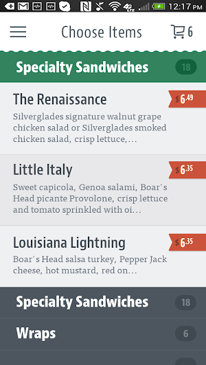 Silverglades Deli Screenshot 2