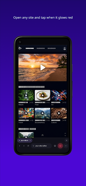 Multi-stream browser - xStream Screenshot 1