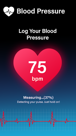 Blood Pressure BPM Tracker Screenshot 0