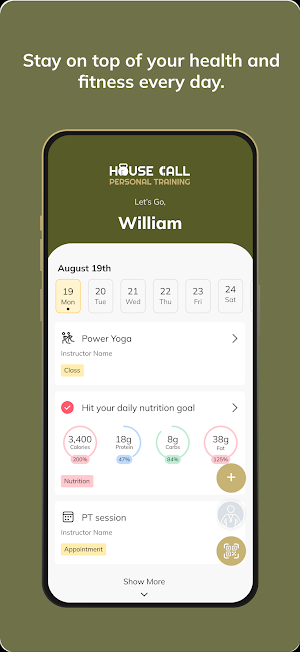 House Call Personal Training Screenshot 1