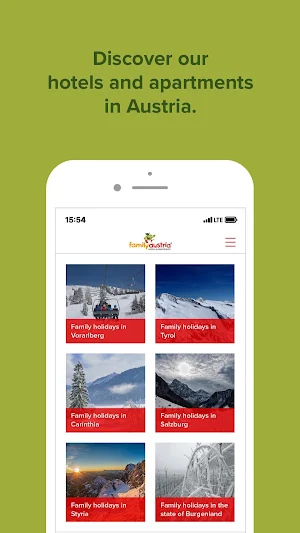 family austria hotels & apartments Screenshot 1
