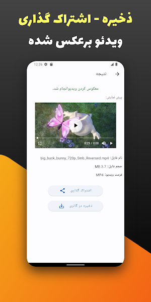 ویدئو معکوس Screenshot 2