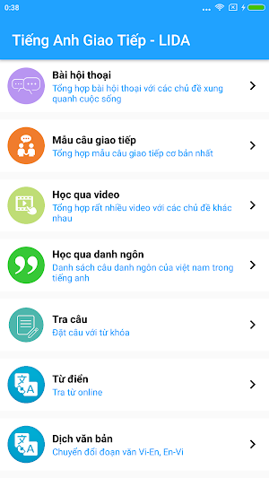 Learn English Communication, Conversations - LIDA Screenshot 0