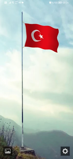 Türk Bayrağı 3D - Canlı Duvar Screenshot 2