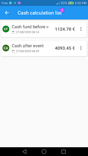 Cash and money calculation Screenshot 1