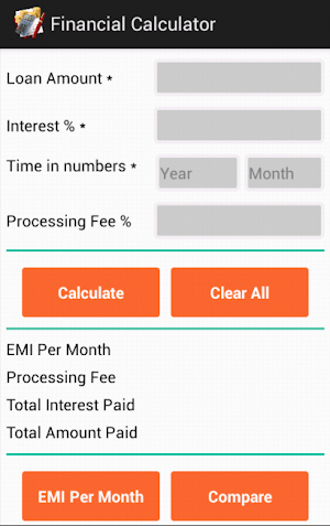 Financial Calculator Screenshot 1