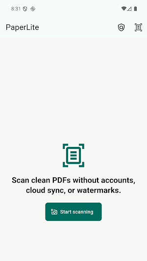 PDF Scanner - PaperLite Screenshot 3