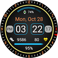 Iris505 Digital Watch Face