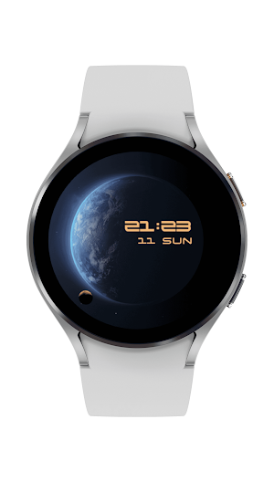 Earth and Moon watch face Screenshot 2