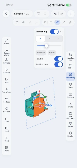 Digit 3D: CAD Viewer & Editor Screenshot 2