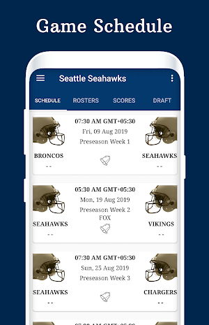 Seattle - Football Live Score & Schedule Screenshot 0