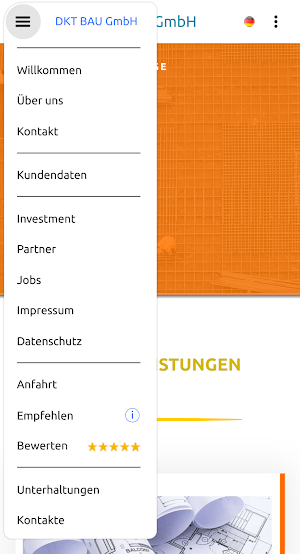 DKT BAU GmbH - build and trade Screenshot 1