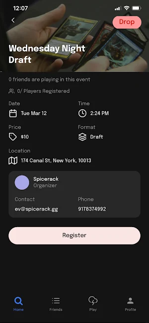 Spicerack - Find events Screenshot 0