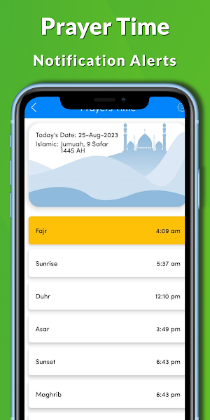 Al Quran - Prayer Time & Azkar Screenshot 3