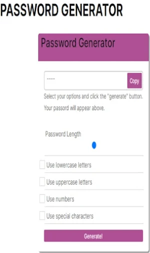 Password Generator Screenshot 1