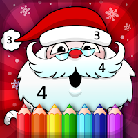 Christmas Coloring Book By Numbers
