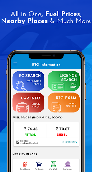 RTO vehicle details - vahan Screenshot 0