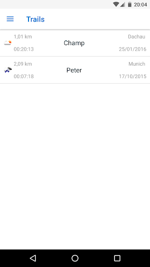 The Mantrailing App Screenshot 2