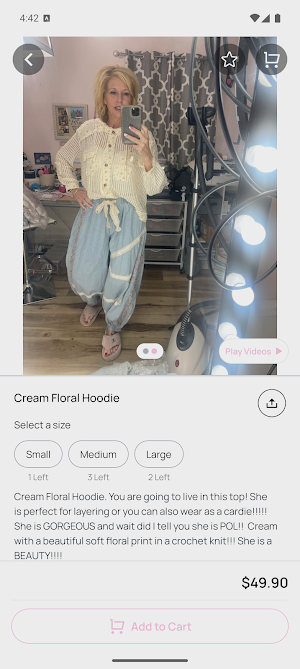 Lipstick and Pearls Boutique Screenshot 2