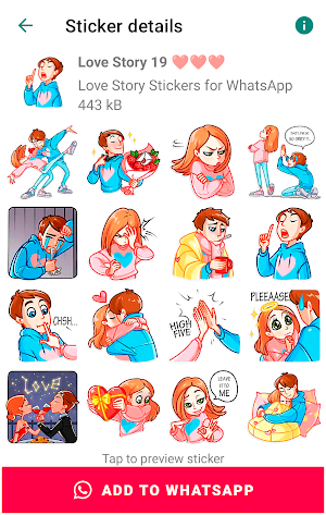 Love Story Stickers WASticker Screenshot 3