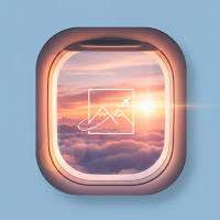 Seat36A: Airplane Window Photo