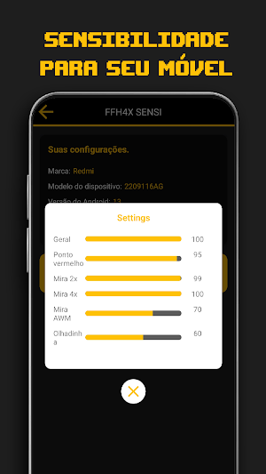 FFh4x Pro Sensibilidade Screenshot 2
