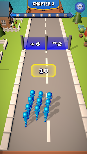 Door Math : Epic Crowd Race Screenshot 2
