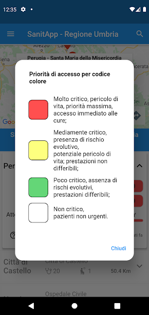 SanitApp - Regione Umbria Screenshot 2