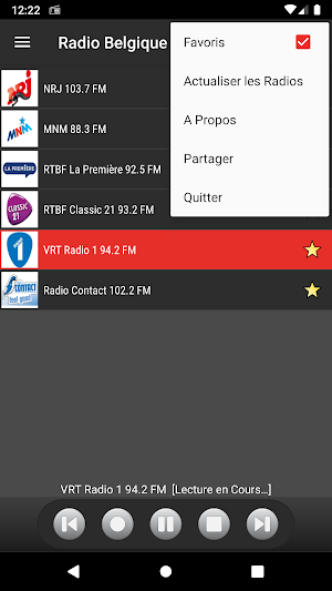 RADIO BELGIQUE : Radios belges en direct Screenshot 2