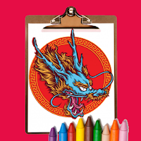 Dragons Coloring Book