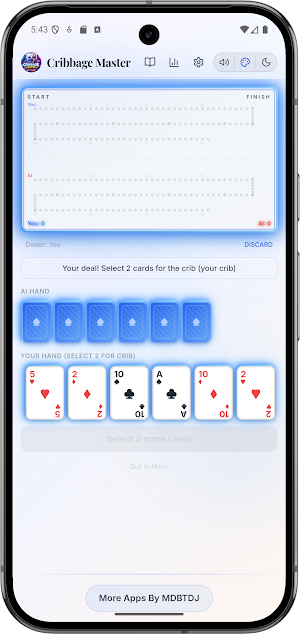 Offline Cribbage Master Ai Screenshot 1