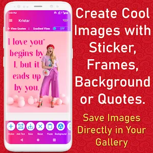 Kristar - Fancy Quotes Maker,  Screenshot 1