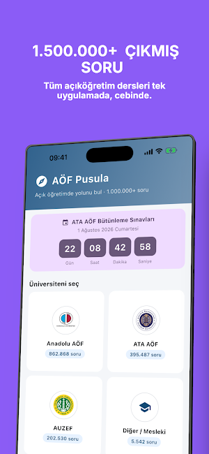 AÖF Pusula: Çıkmış Sorular Screenshot 0