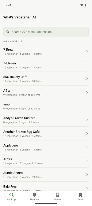 What's Vegetarian Screenshot 0