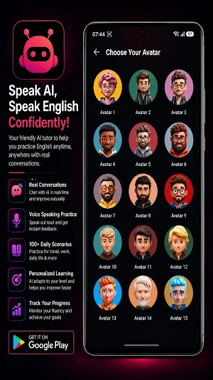 Lernix - Learn English with AI Screenshot 1