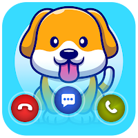 Fake Call Cute Dog Game