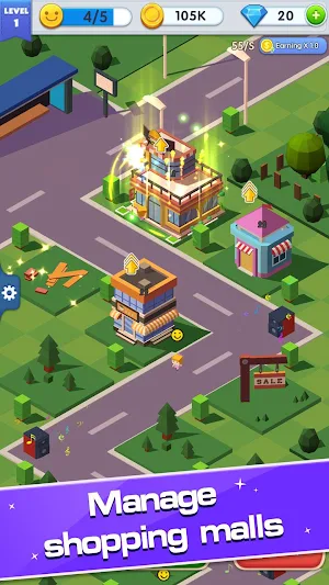Shopping Mall Tycoon: Idle Supermarket Game Screenshot 0