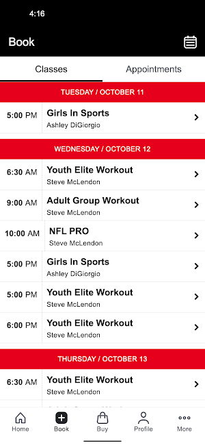 Infinite Vision Sports Academy Screenshot 1
