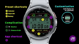 JW144 jwstudio watchface Screenshot 2