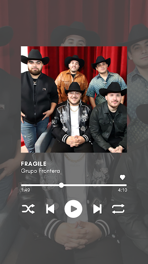 Fragile Grupo Frontera MP3 Screenshot 0