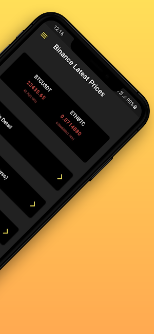 Binance Latest Prices Screenshot 1